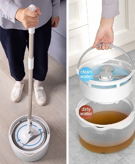 Clean Dirt Separate Rotating Spin Mop（PD-36）