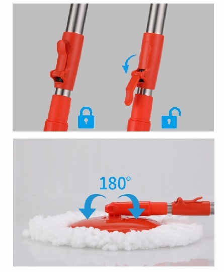 Manual Lifting Spin Microfiber Mop and Bucket（PD-06）