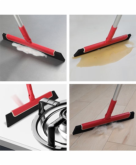Telescopic Clean Broom EVA Tile Window Dedicated Cleaning Mop 180 Degrees Free Rotation Bathroom Cleaning Tools（FSR0028）