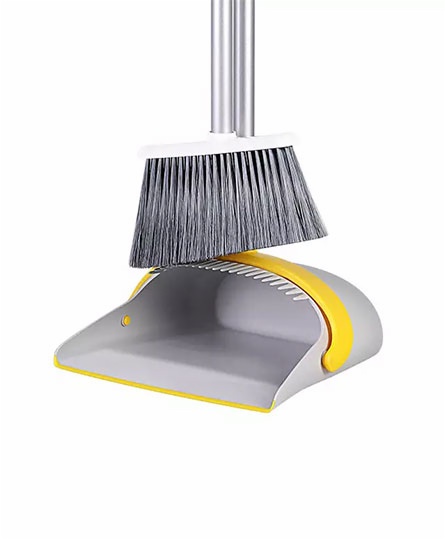 Teeth Design Standing Wind Proof Broom and Dustpan Set(FSZ0029)
