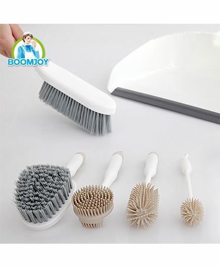 Multifunctional Long Handle Cleaning TPR Brush with Dustpan Set（SZ06）